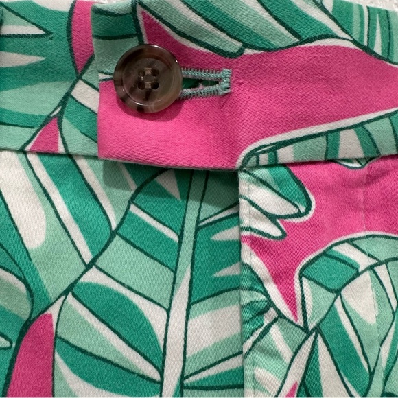 Loudmouth Sharks Tropical Leaf Print Golf Shorts Size 38 Flat front - Picture 3 of 9